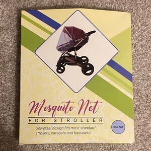 Mosquito Net for Stroller with Blue Net